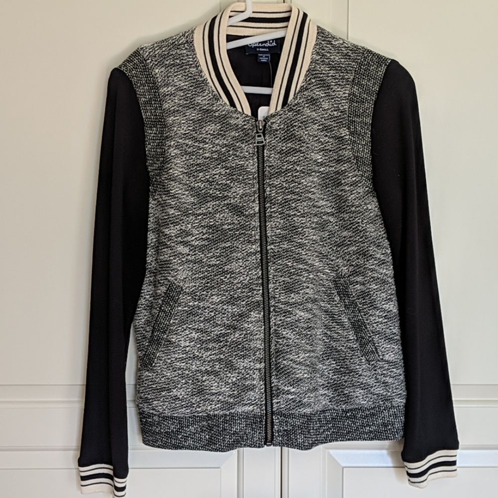 Splendid bomber jacket cardigan NWT XS